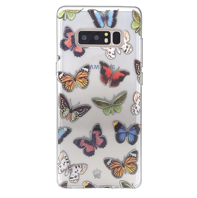 Vintage Butterfly Samsung Galaxy Clear Case