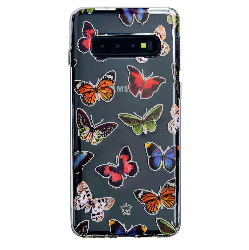 Vintage Butterfly Samsung Galaxy Clear Case