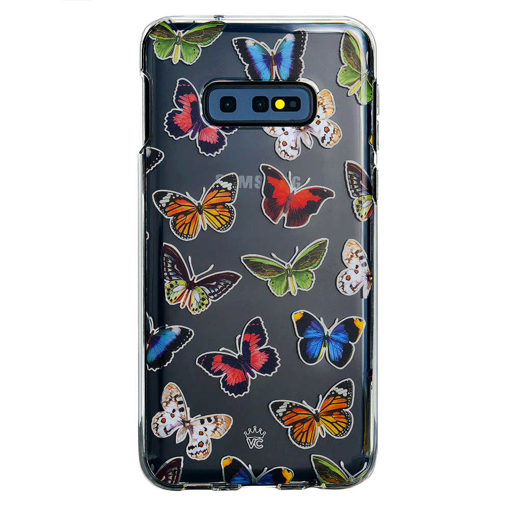 Vintage Butterfly Samsung Galaxy Clear Case