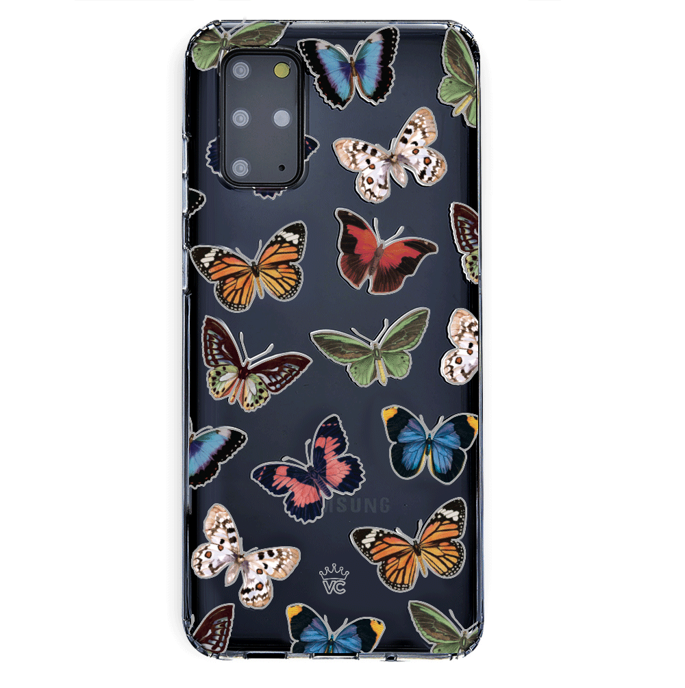 Vintage Butterfly Samsung Galaxy Clear Case