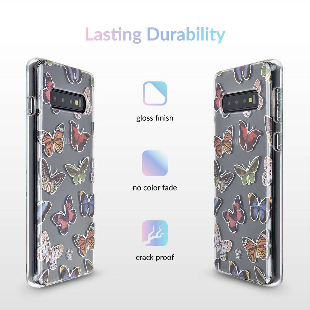 Vintage Butterfly Samsung Galaxy Clear Case