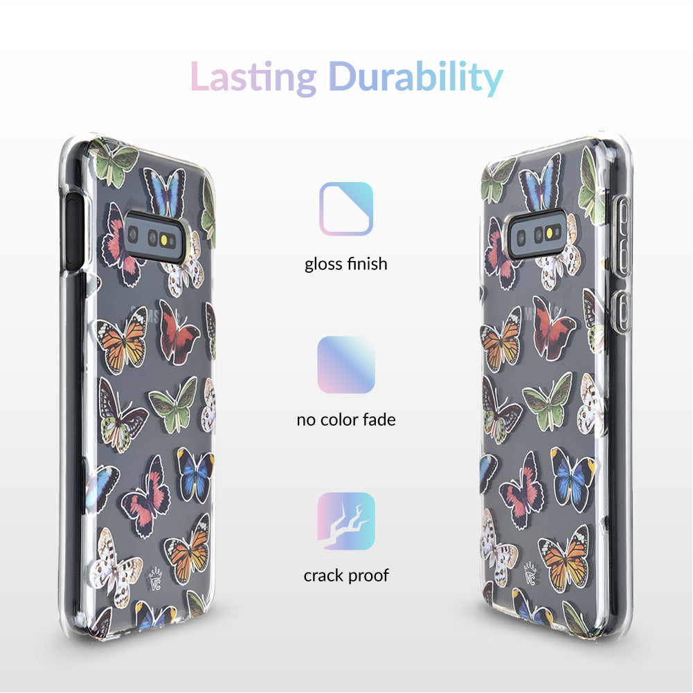 Vintage Butterfly Samsung Galaxy Clear Case