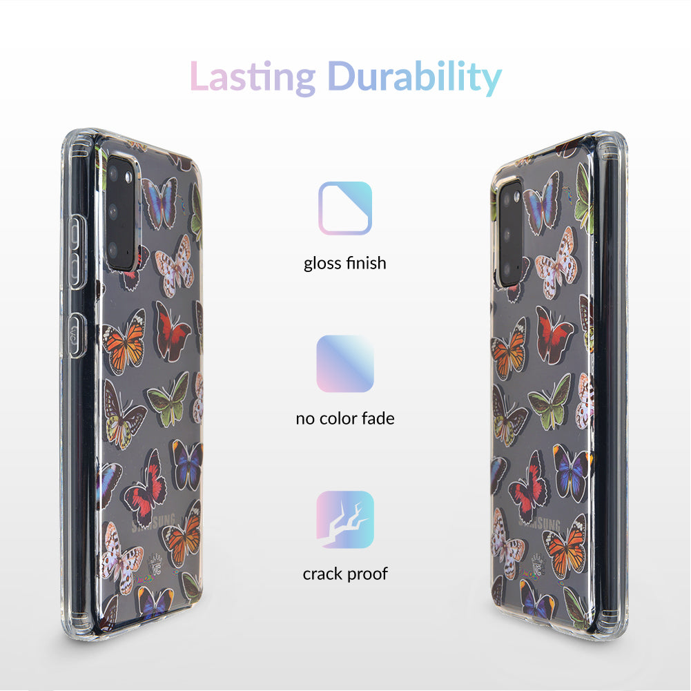 Vintage Butterfly Samsung Galaxy Clear Case
