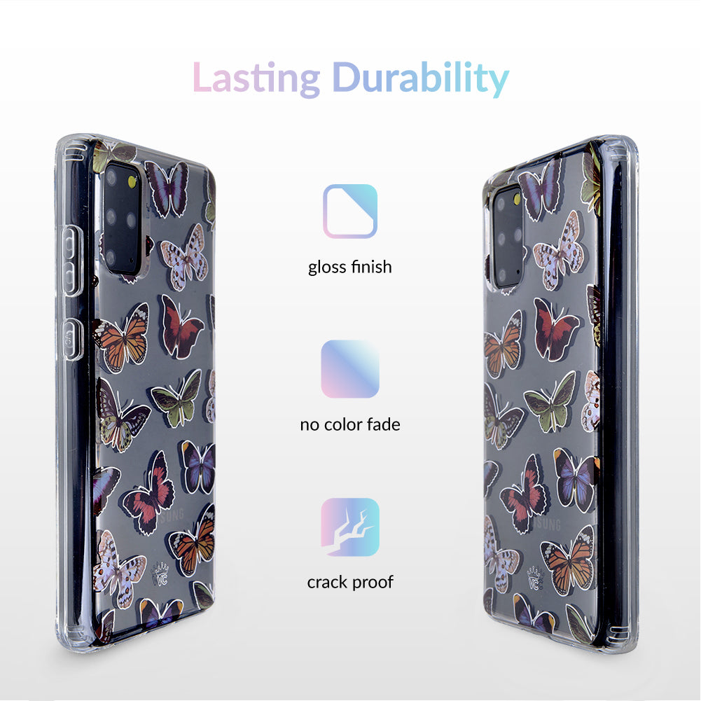 Vintage Butterfly Samsung Galaxy Clear Case