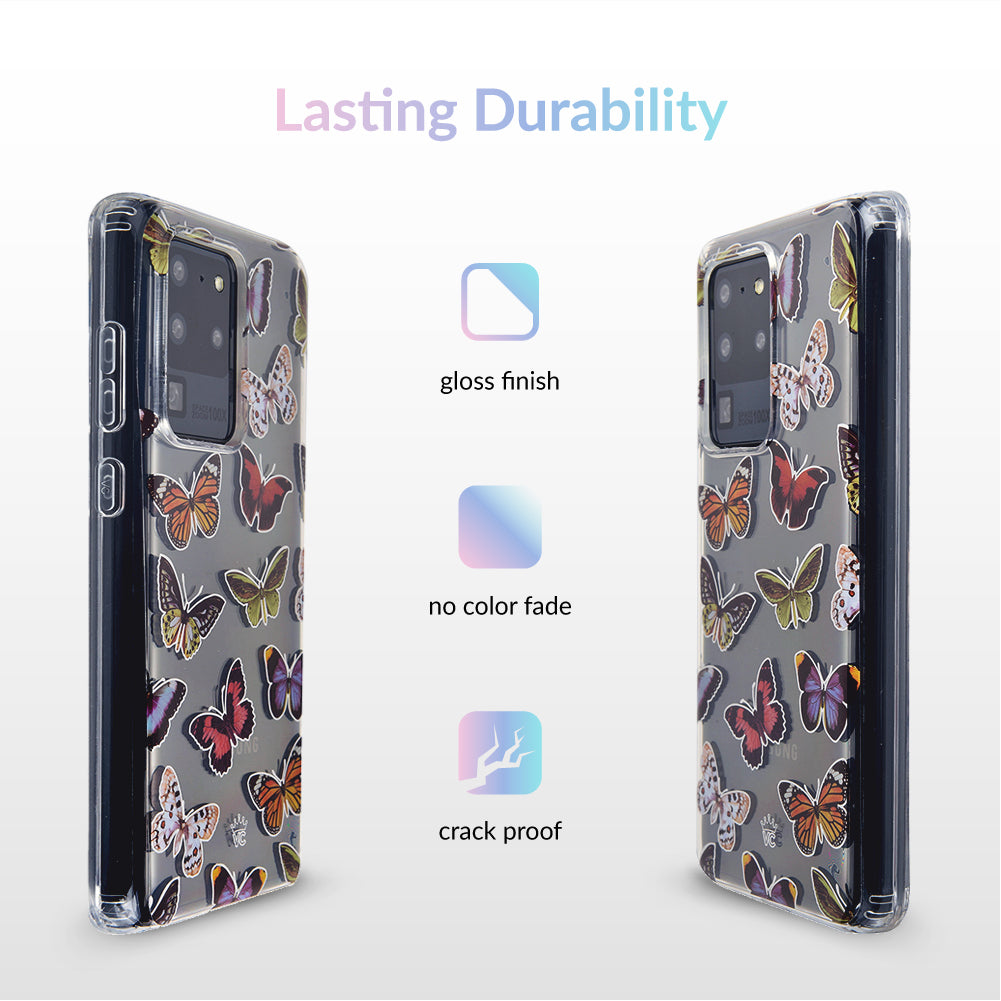 Vintage Butterfly Samsung Galaxy Clear Case