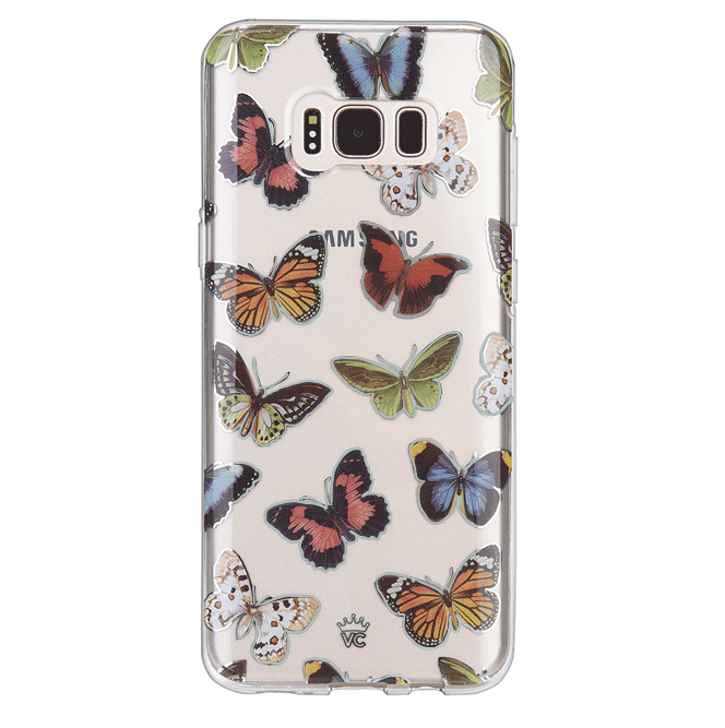 Vintage Butterfly Samsung Galaxy Clear Case