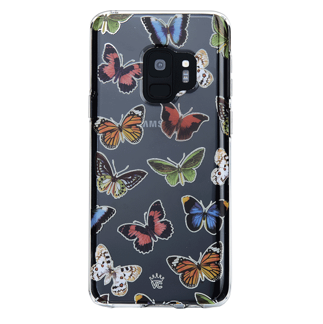 Vintage Butterfly Samsung Galaxy Clear Case