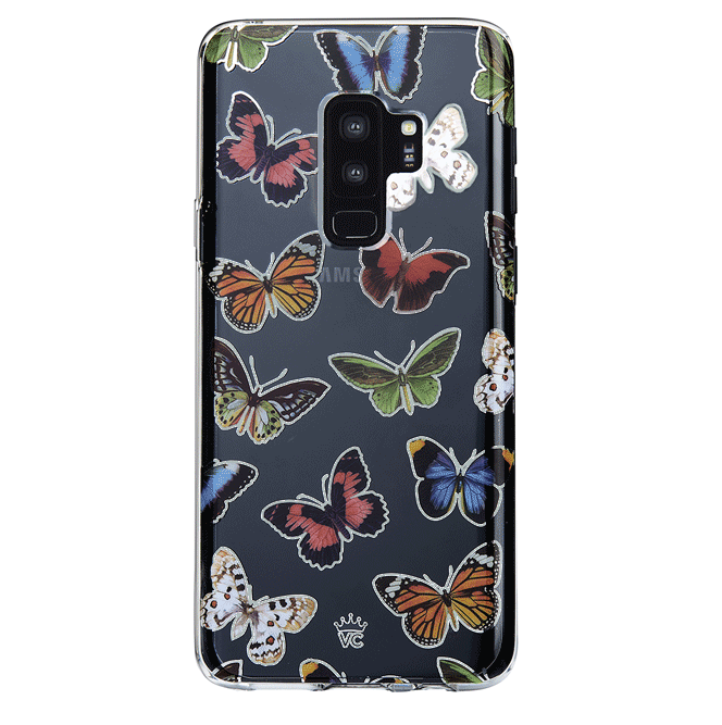 Vintage Butterfly Samsung Galaxy Clear Case