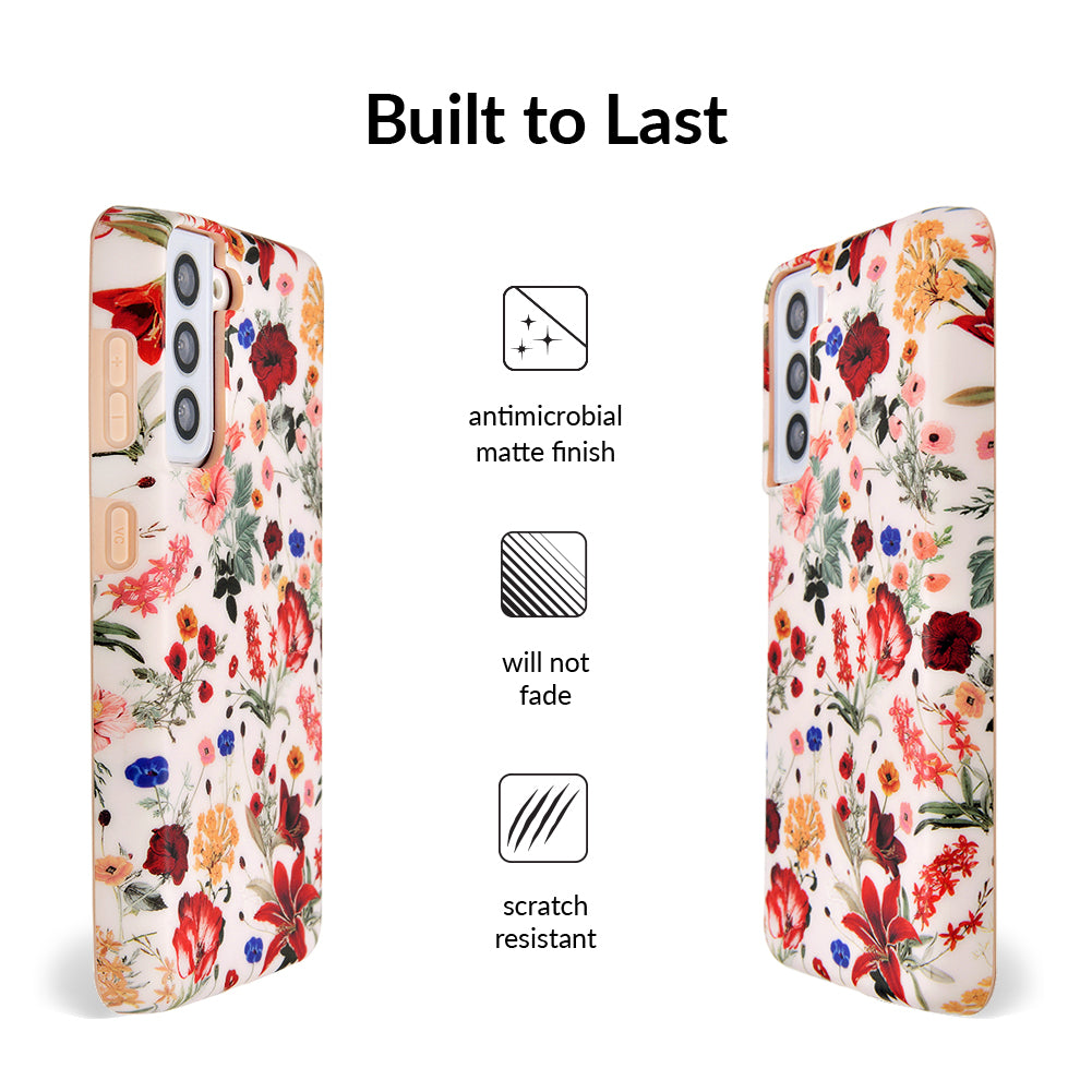 Nude Vintage Floral Samsung Galaxy Case