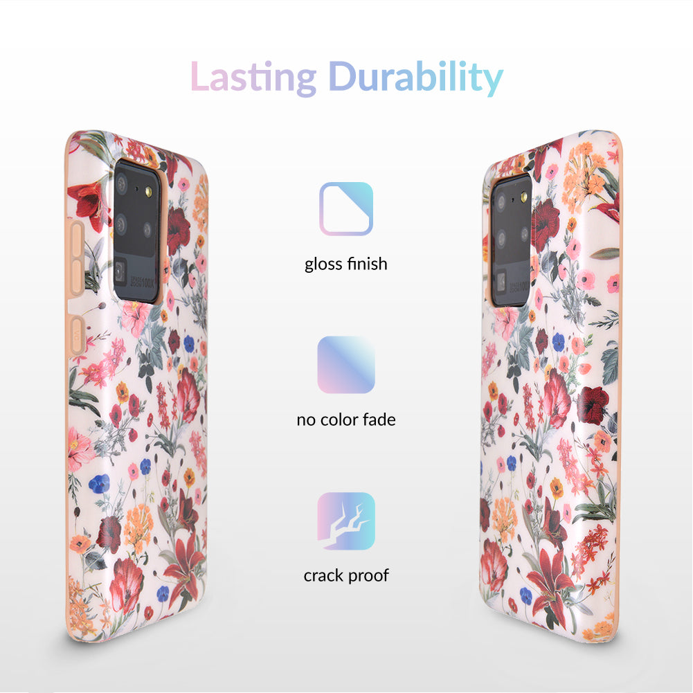 Nude Vintage Floral Samsung Galaxy Case