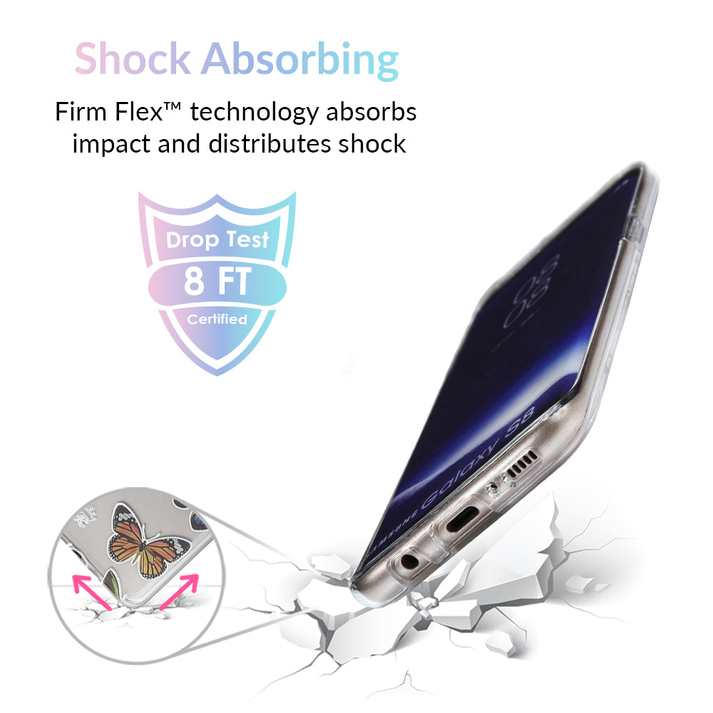 Vintage Butterfly Samsung Galaxy Clear Case