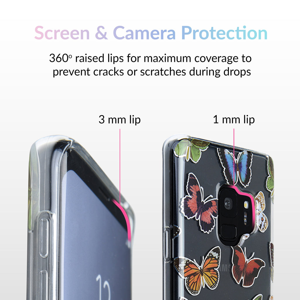 Vintage Butterfly Samsung Galaxy Clear Case