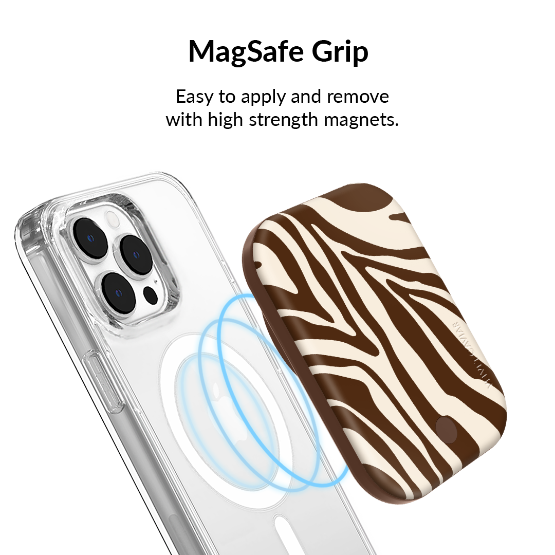 Coco Zebra Portable MagSafe Charger Power Packafe Battery Power Pack