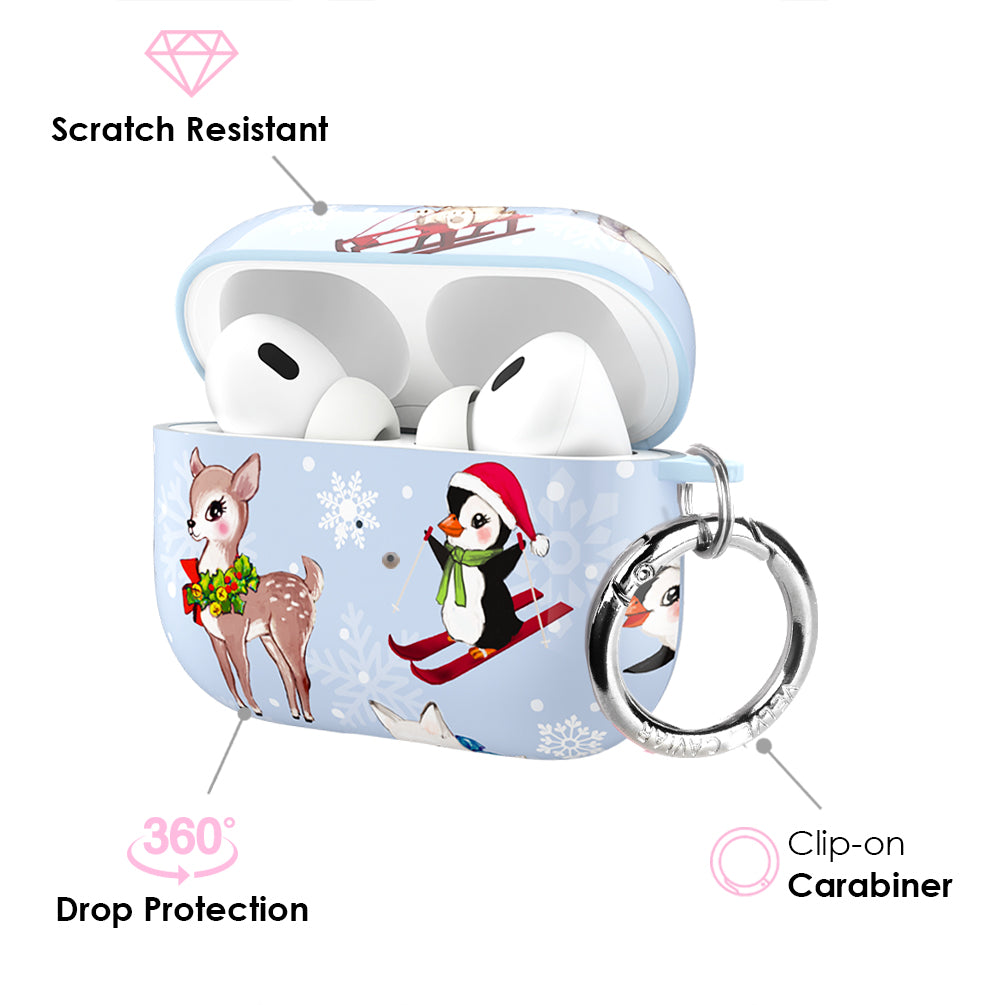 Winter Wonderland Baby Animals AirPod Case