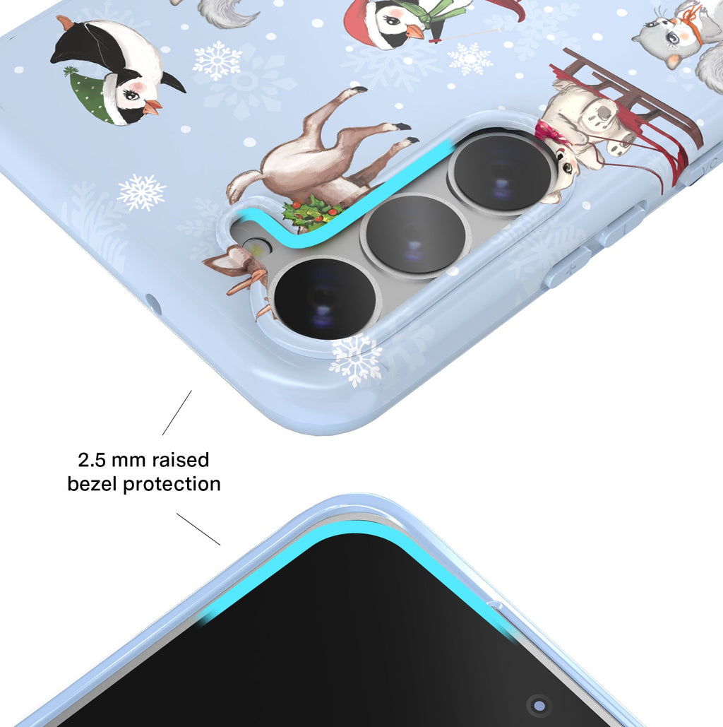 Winter Wonderland Baby Animals Samsung Case