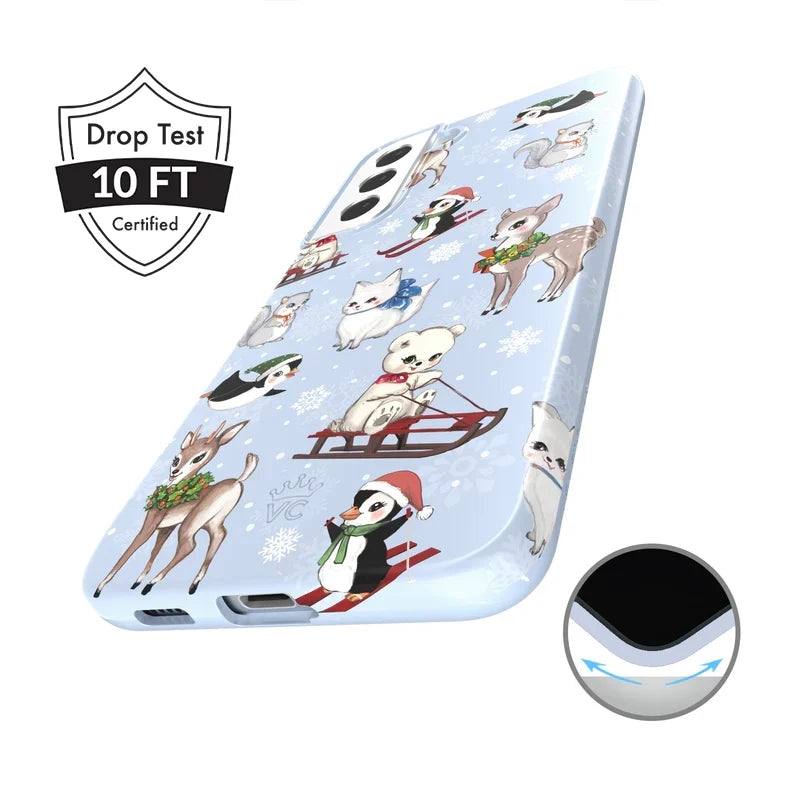 Winter Wonderland Baby Animals Samsung Case