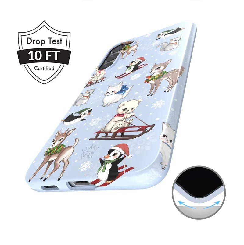 Winter Wonderland Baby Animals Samsung Case