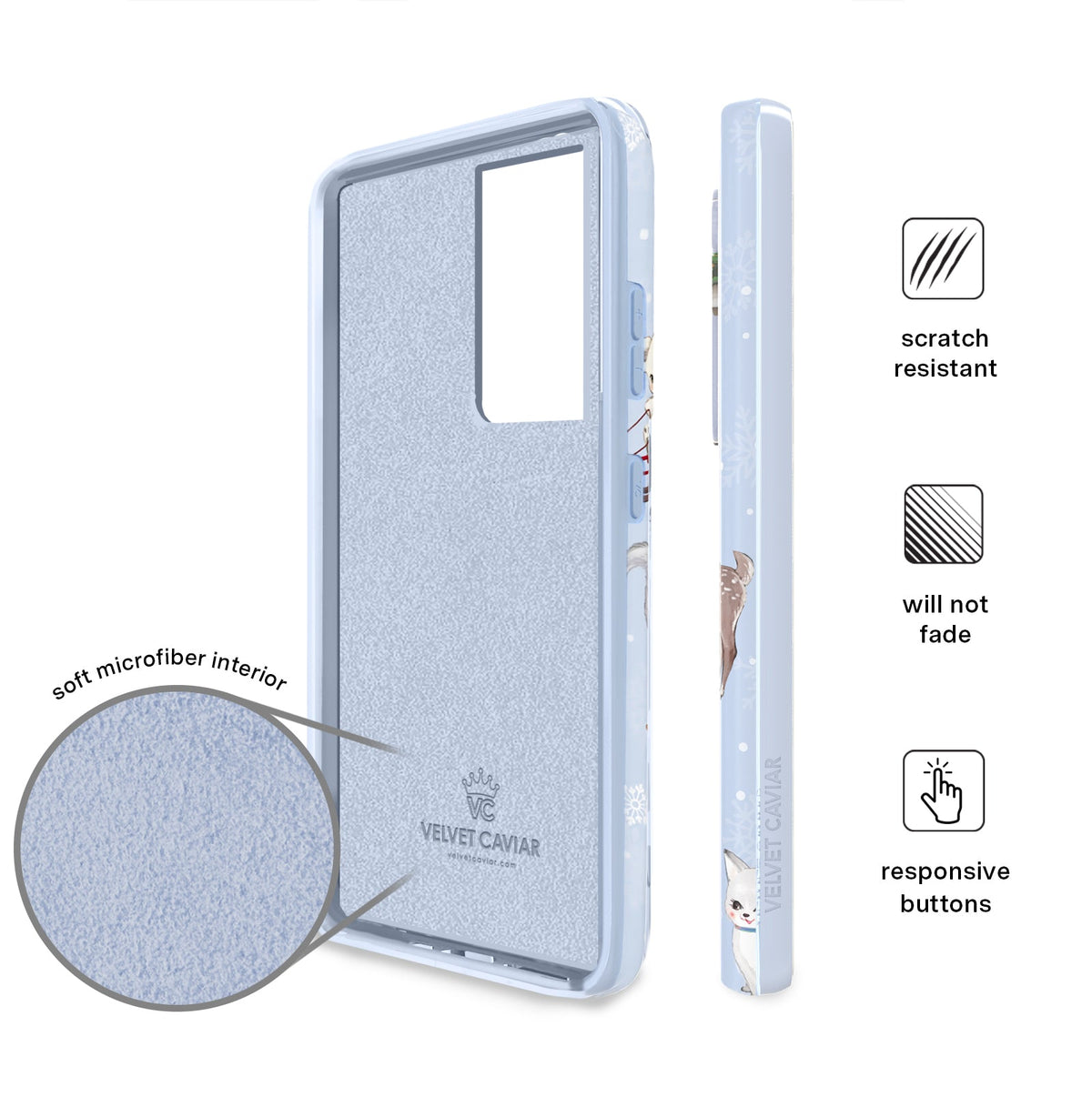Winter Wonderland Baby Animals Samsung Case