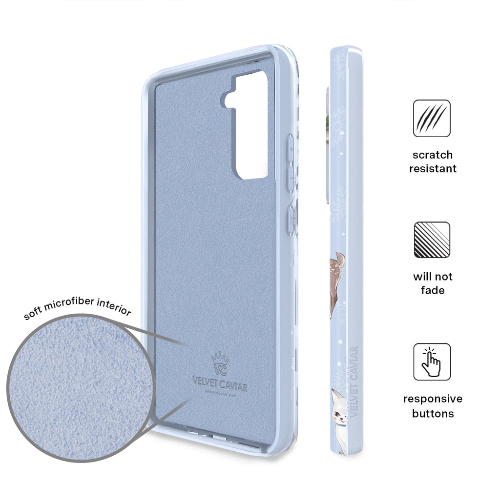 Winter Wonderland Baby Animals Samsung Case