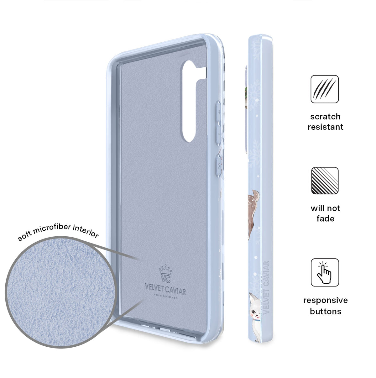 Winter Wonderland Baby Animals Samsung Case