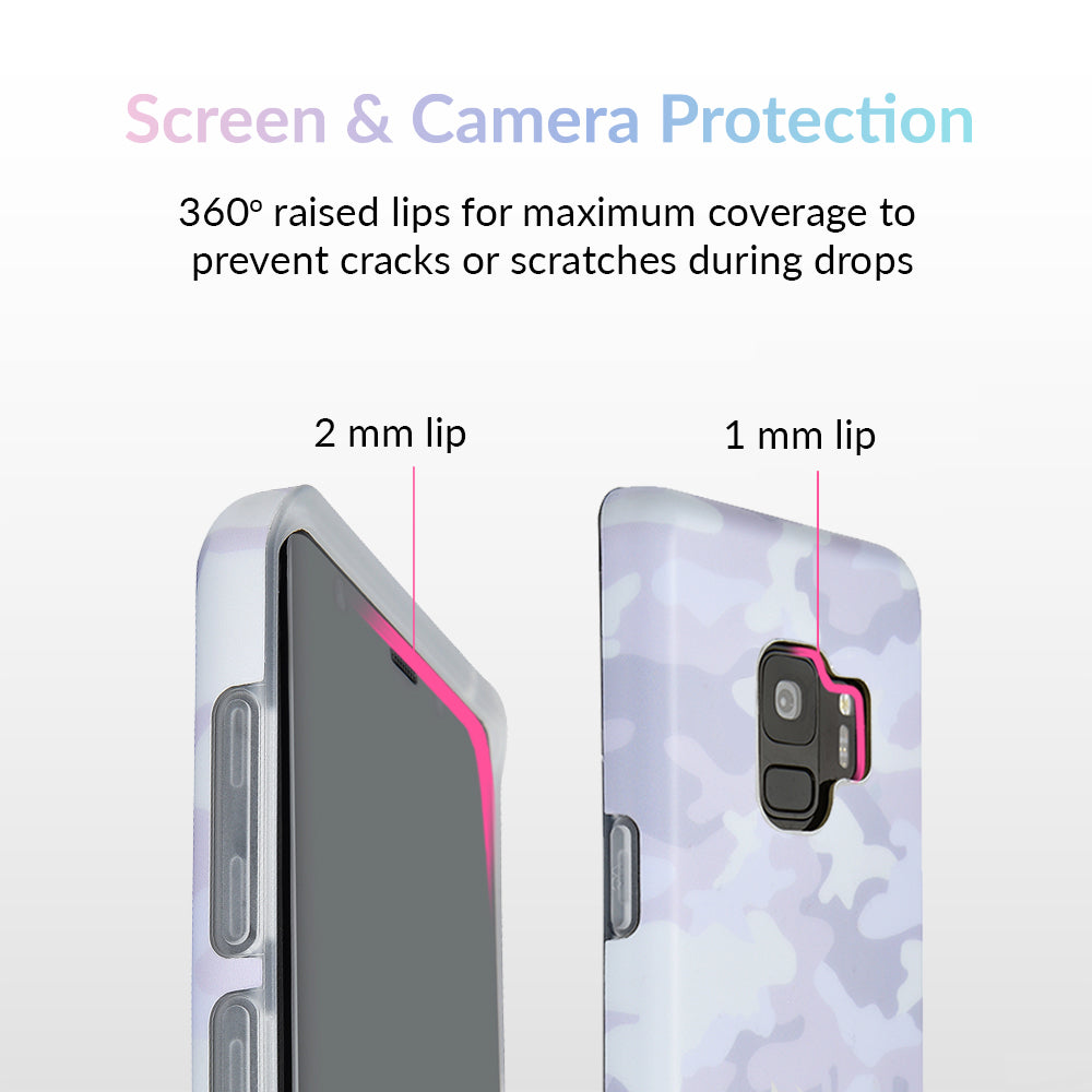 White Clouds Camo Samsung Galaxy Case