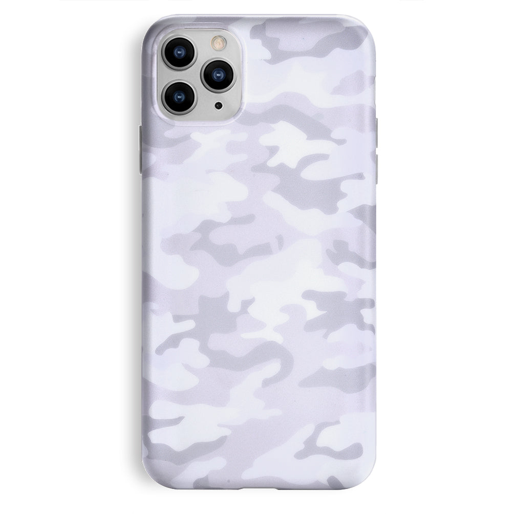 White Clouds Camo iPhone Case