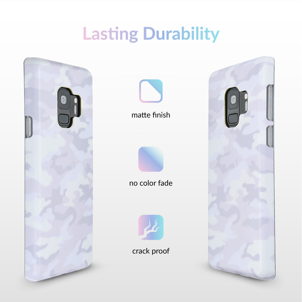White Clouds Camo Samsung Galaxy Case