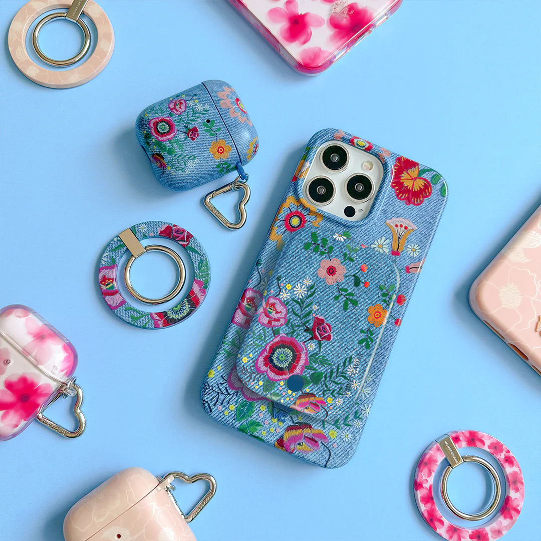 Groovy Floral Portable MagSafe Charger Power Pack