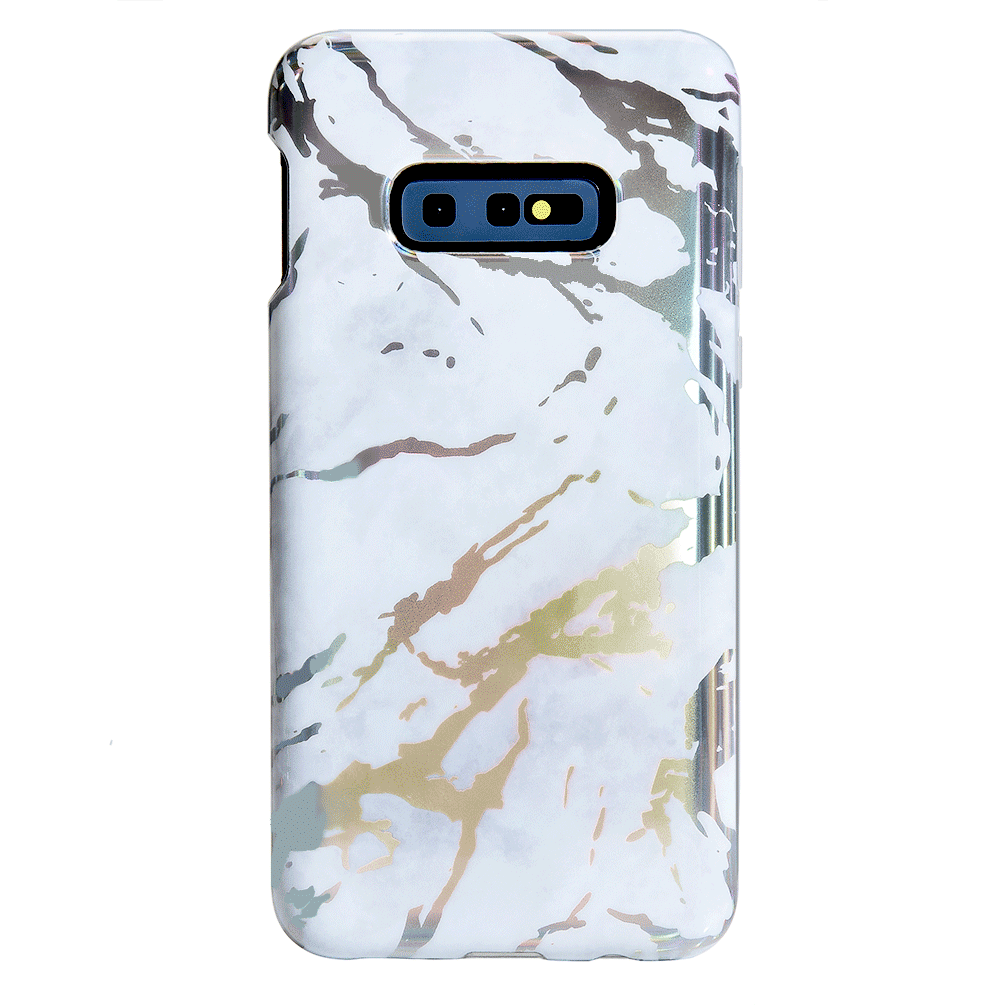 Holo White Marble Samsung Galaxy Case