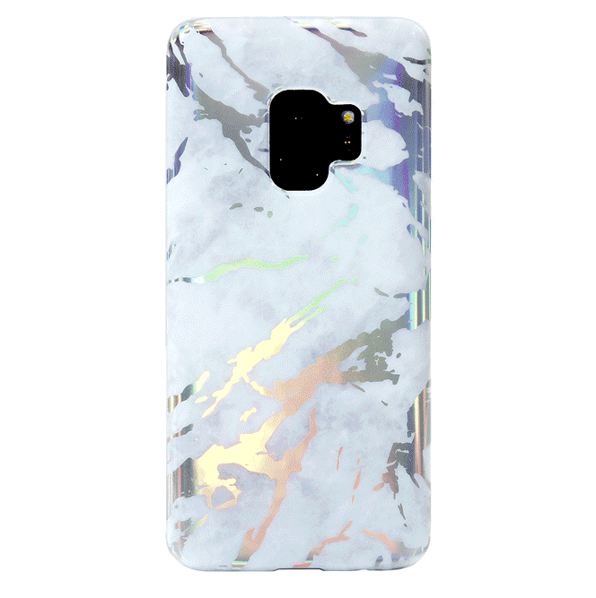 Holo White Marble Samsung Galaxy Case