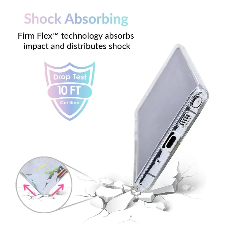 Holo White Marble Samsung Galaxy Case