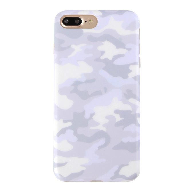 White Clouds Camo iPhone Case