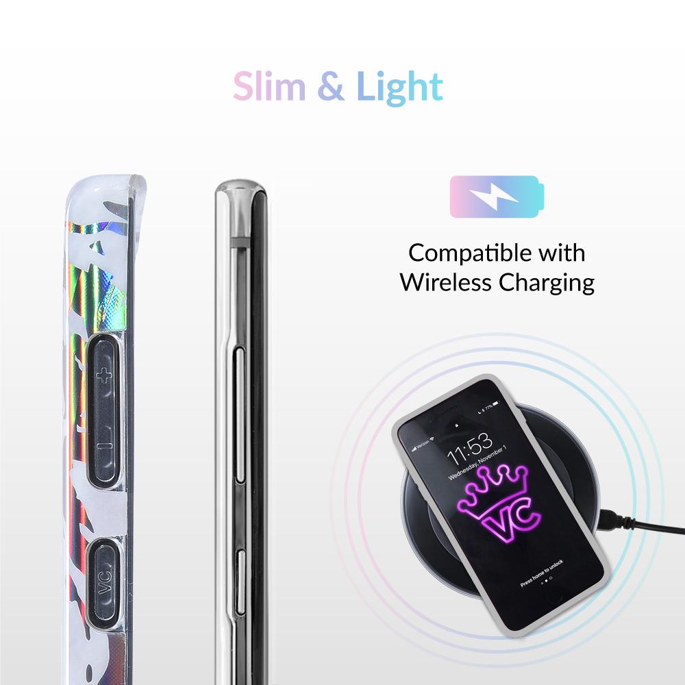 Holo White Marble Samsung Galaxy Case