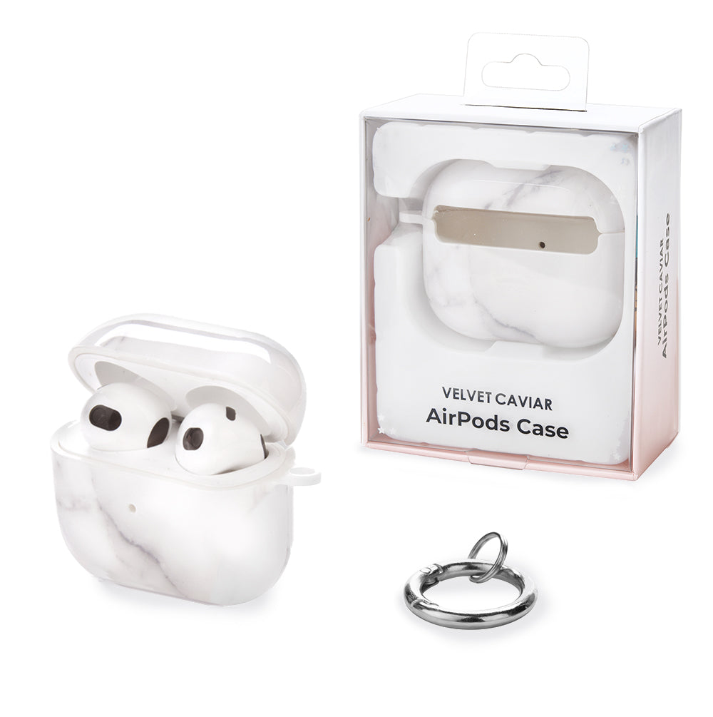 Carrara Marble AirPod Case