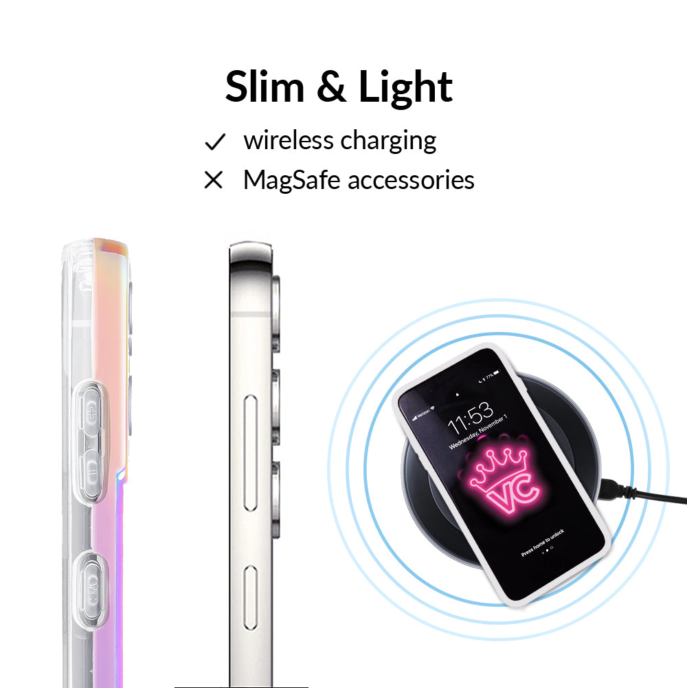 White Opal Samsung Case