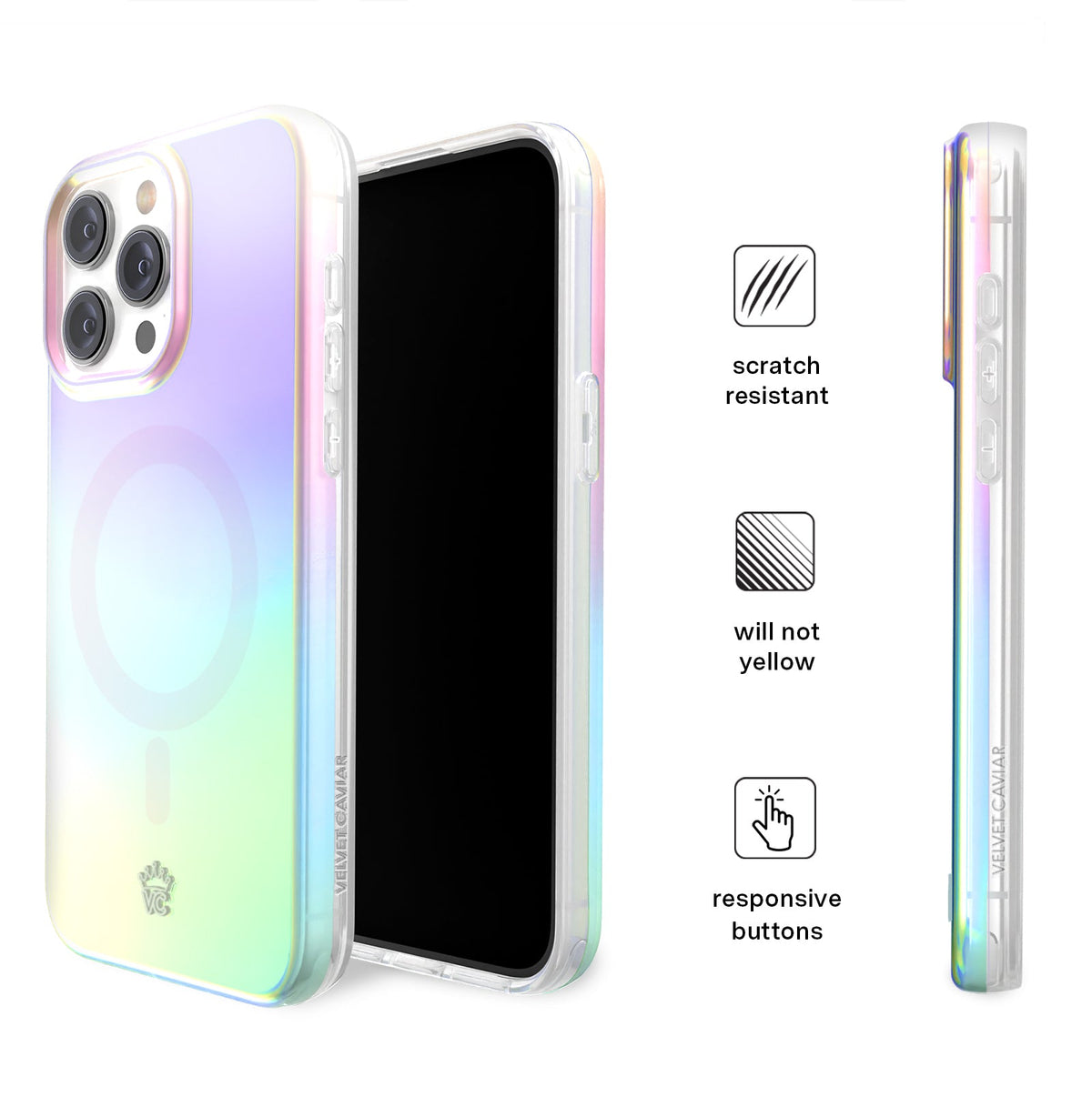 White Opal iPhone Case