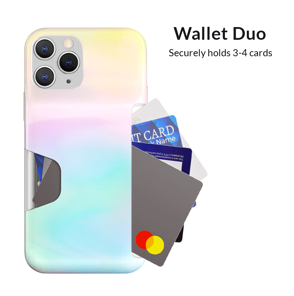 White Opal Iphone Wallet Case
