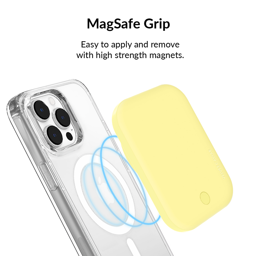 Yellow Portable MagSafe Charger Power Pack