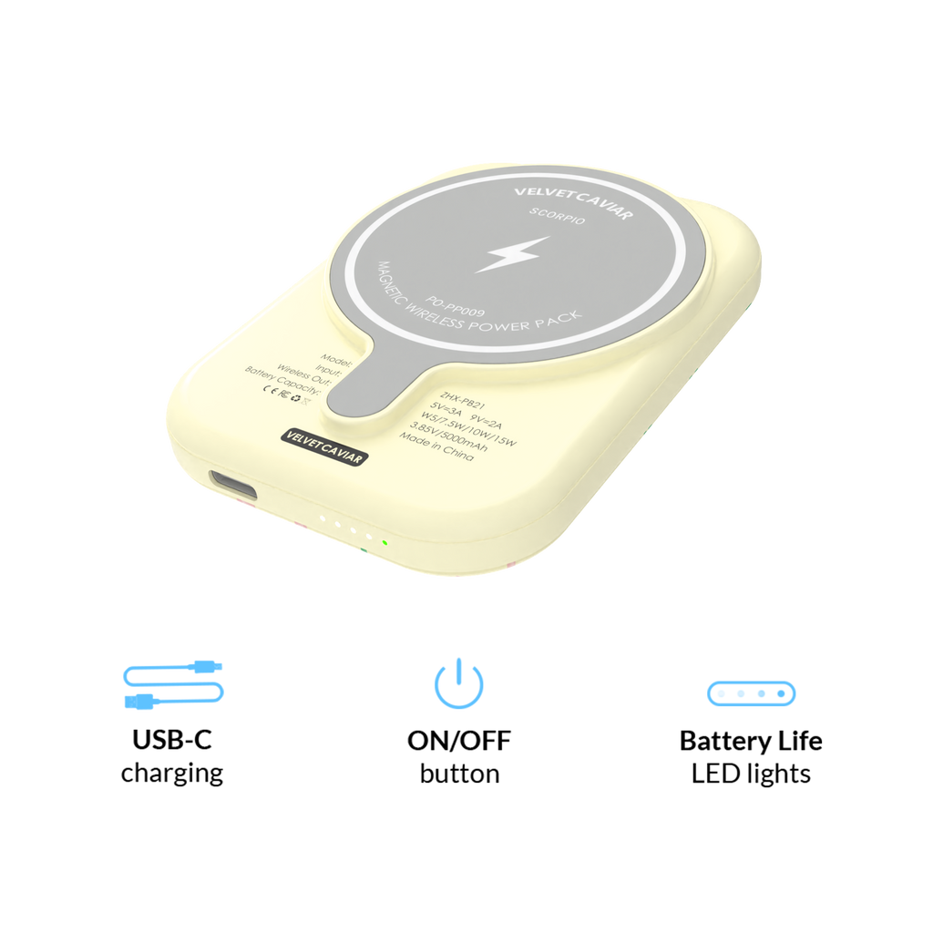 Buttercup Bows Portable MagSafe Charger Power Pack