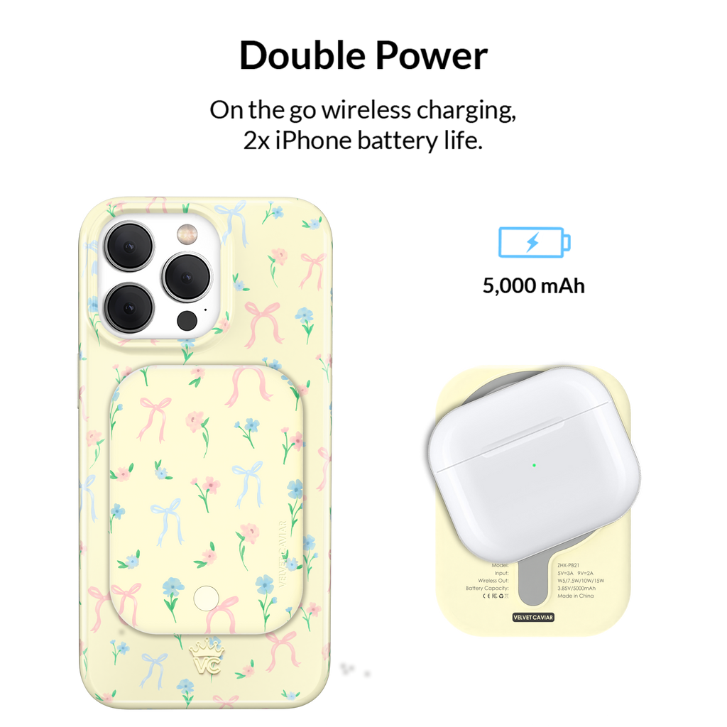 Buttercup Bows Portable MagSafe Charger Power Pack