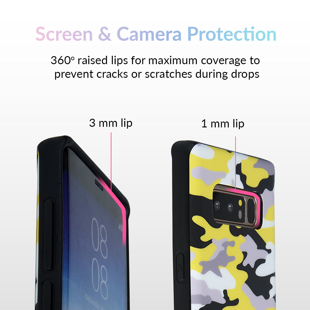 Yellow Camo Samsung Galaxy Case
