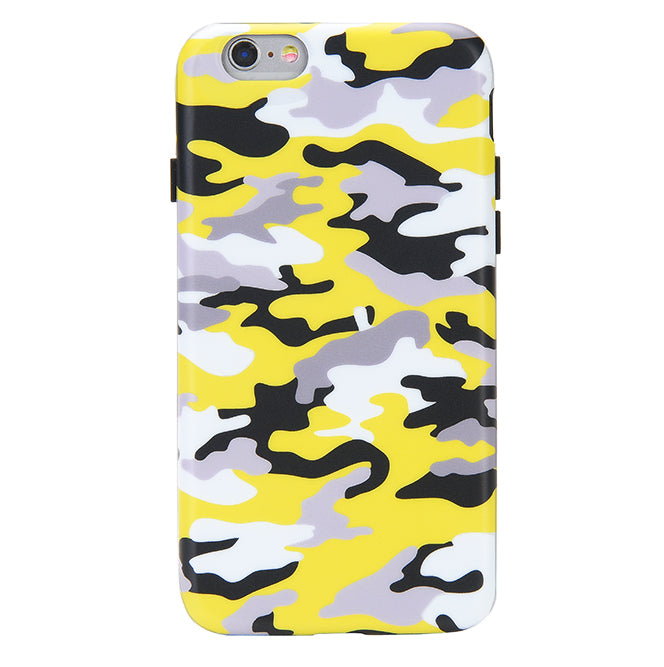 Yellow Camo iPhone Case