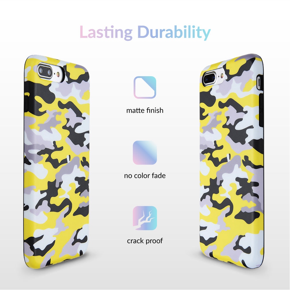 Yellow Camo iPhone Case