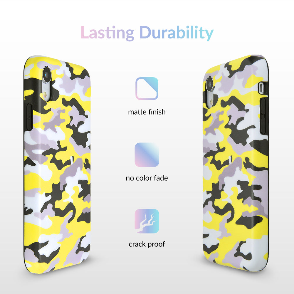 Yellow Camo iPhone Case