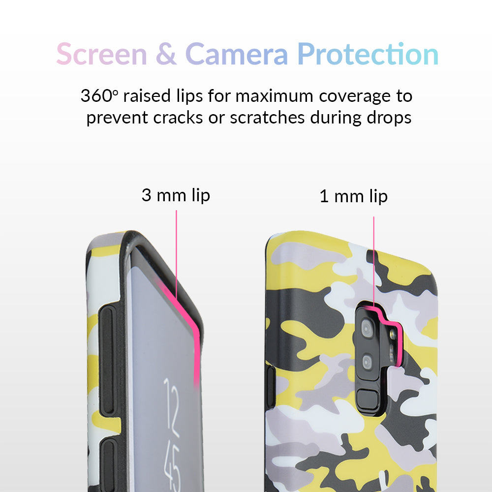 Yellow Camo Samsung Galaxy Case