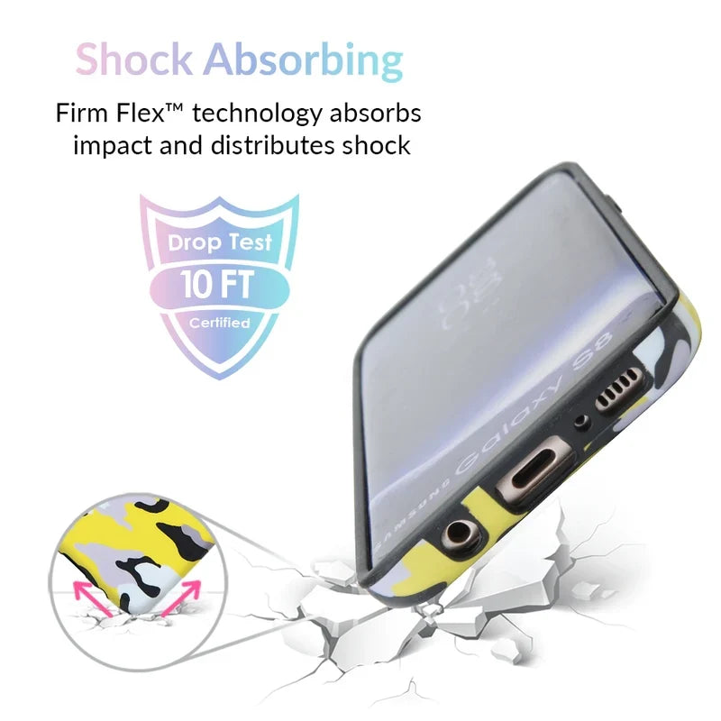 Yellow Camo Samsung Galaxy Case