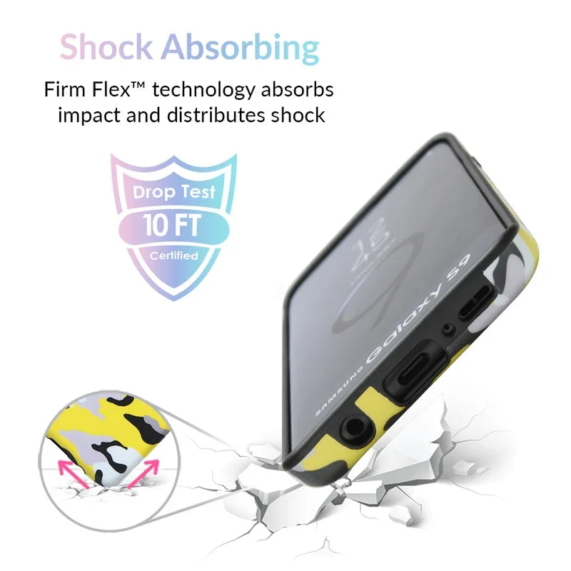 Yellow Camo Samsung Galaxy Case