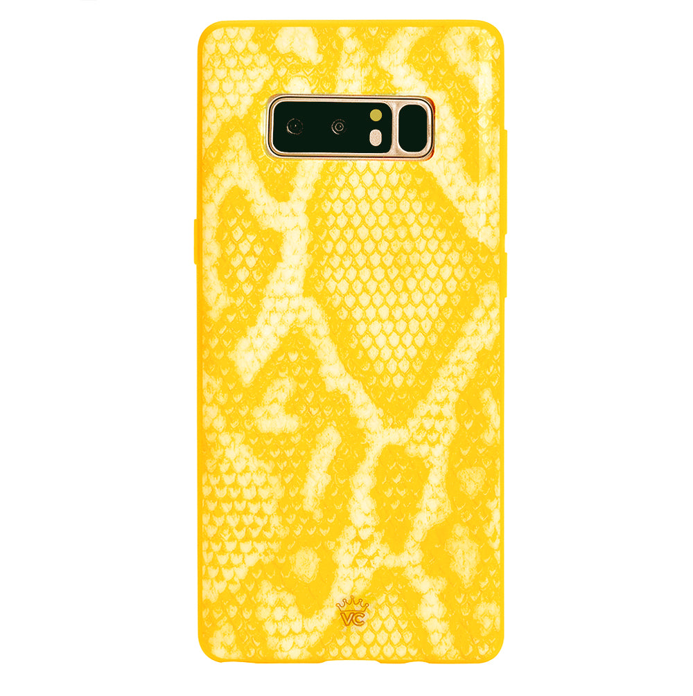 Yellow Snakeskin Samsung Galaxy Case