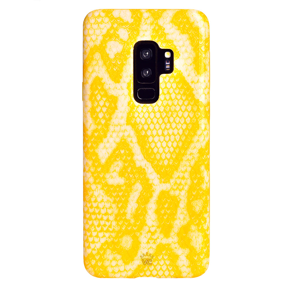 Yellow Snakeskin Samsung Galaxy Case