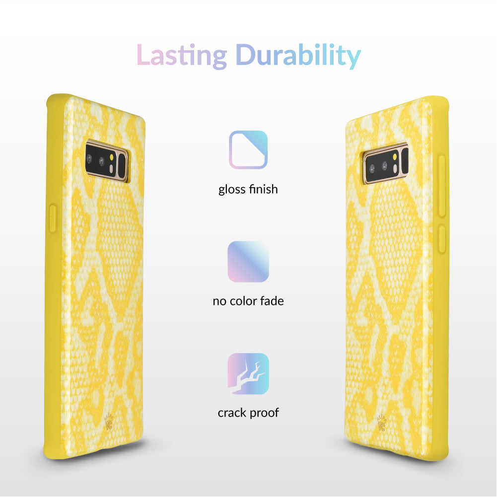 Yellow Snakeskin Samsung Galaxy Case